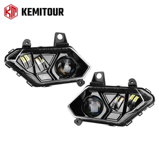 DOT High/Low Beam LED Headlights with DRL for Can-Am Maverick X3 (2017–2024)