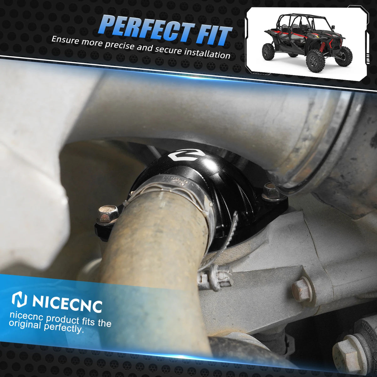 Upgraded 65°C Thermostat Kit for Polaris RZR XP Turbo, General & RZR XP 1000
