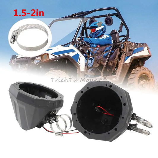 6.5-Inch Roll Bar Speaker Enclosures (Pair) for UTV & SXS