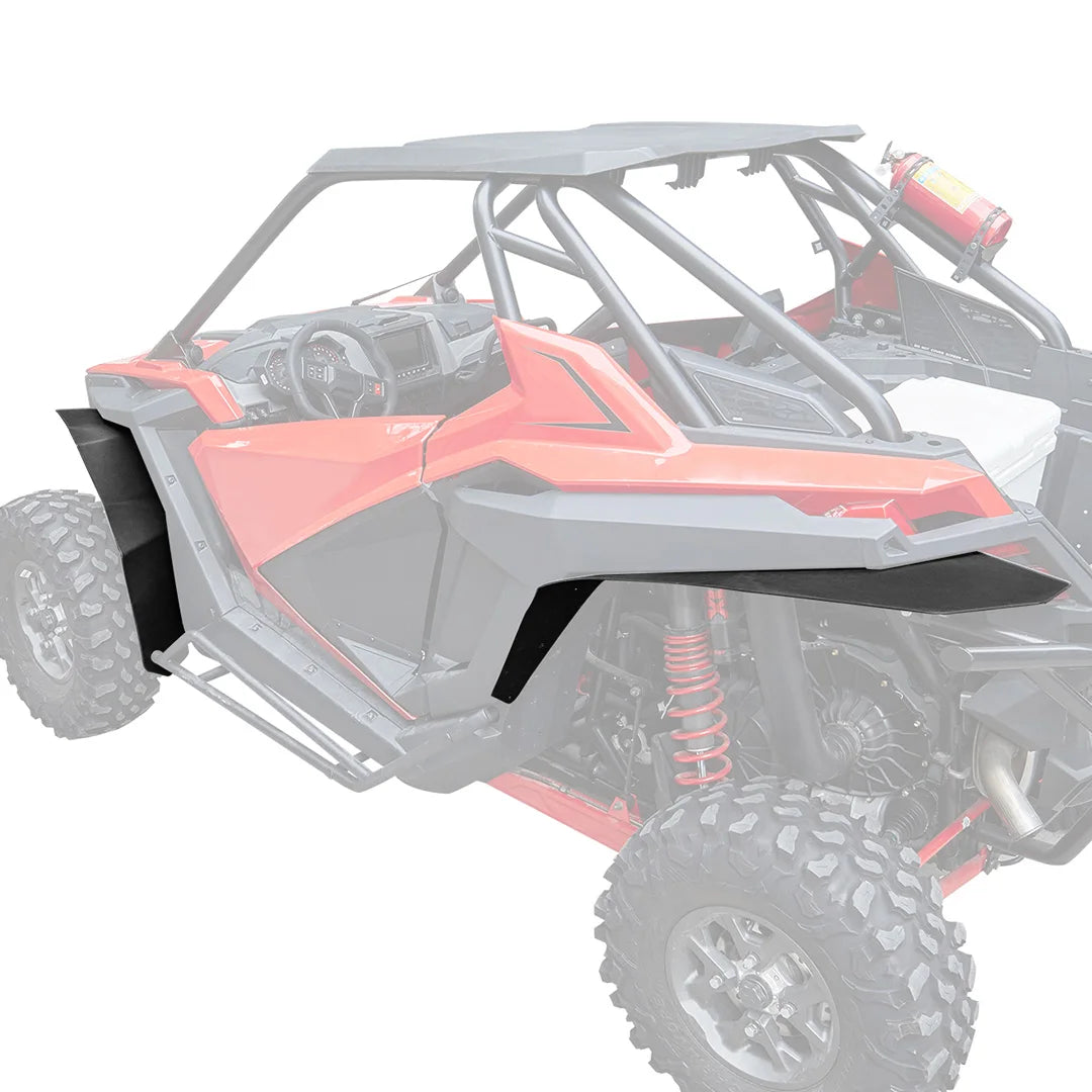 Front & Rear Fender Flares with Mud Flaps for Polaris RZR Pro XP, RZR Pro R & RZR Turbo R