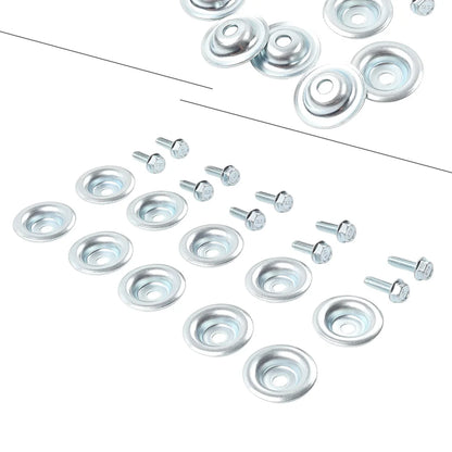 Stainless Steel Skid Plate Washer Bolts (10-Pack) for Polaris RZR 570, RZR 900 & More