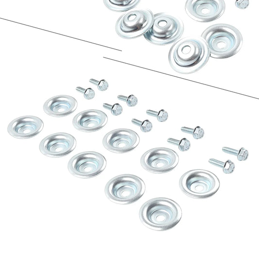Stainless Steel Skid Plate Washer Bolts (10-Pack) for Polaris RZR 570, RZR 900 & More