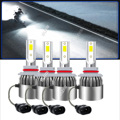 9005 HB3 LED Headlight Bulbs for Can-Am Maverick 1000R (2014–2018)