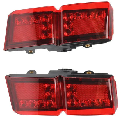 12V LED Taillights with Brake and Turn Signal for Polaris Ranger XP 1000 (2017–2025)