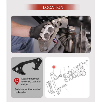 Front Brake Caliper Mounting Bracket for Polaris Ranger XP 900, RZR XP 1000 & RZR 900