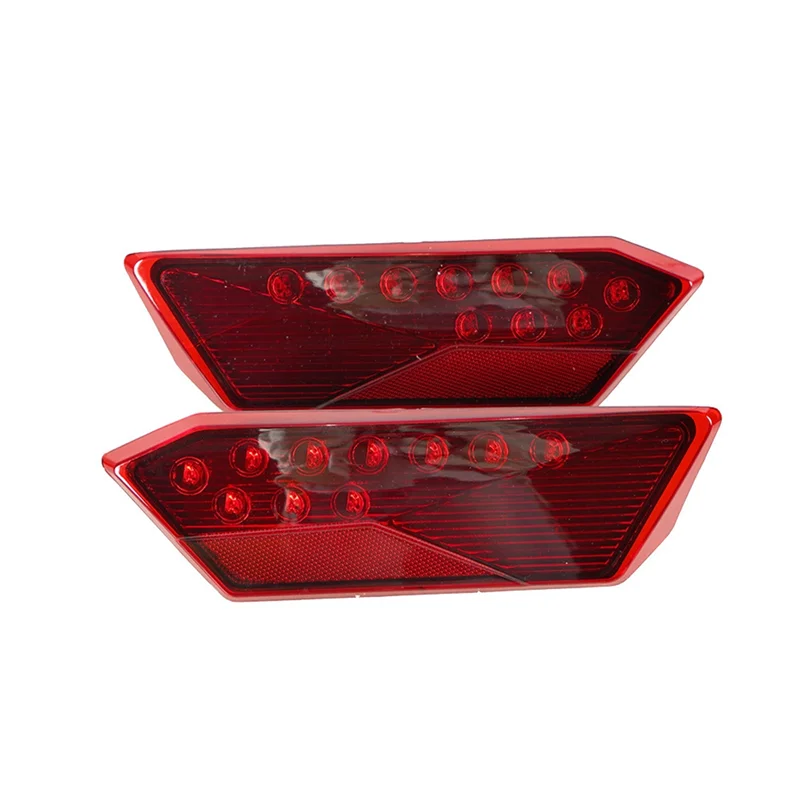 Red LED Tail Lights (Pair) for Polaris RZR XP 1000, RZR 900 & RZR XP Turbo