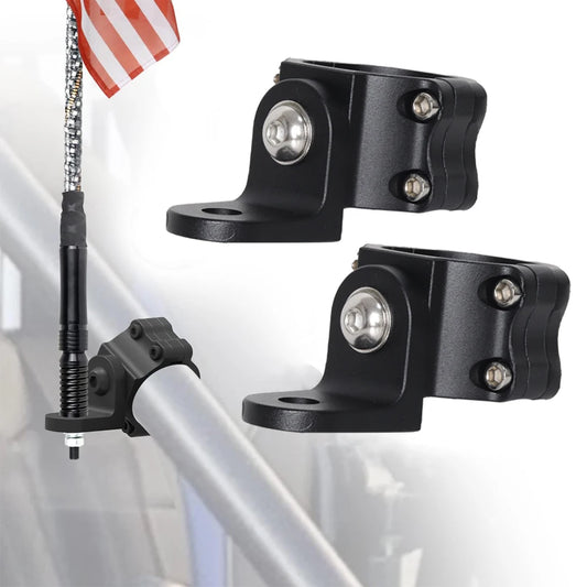 Whip Light Flag Mount for 1.75–2 Inch Roll Cage for UTV & SXS