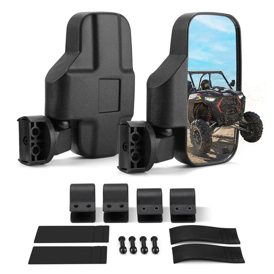 Folding Side Mirrors for 1.6–2 Inch Roll Cages for UTV & SXS