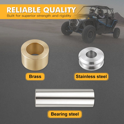 NICECNC Front A-Arm Bushing Shaft Kit for Polaris RZR XP Turbo & RZR XP 1000