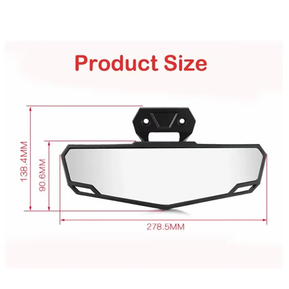 Center Rear View Mirror Replacement for Polaris RZR Pro R & RZR Pro XP