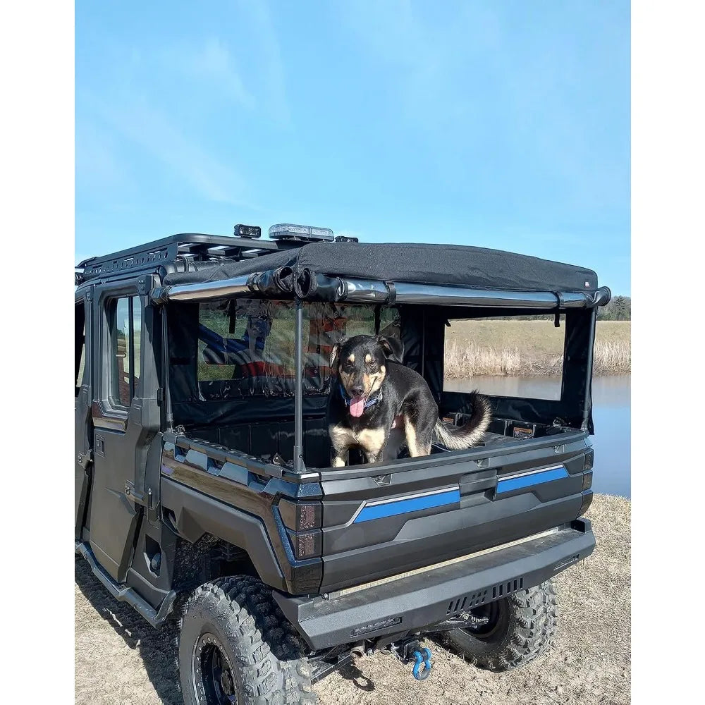 Soft Cargo Bed Camper Canopy Topper for Polaris Ranger 1000, Ranger XP 1000 & Ranger 570