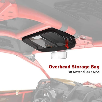 Overhead Center Roof Storage and Map Bag for Can-Am Maverick X3 (2017–2026)