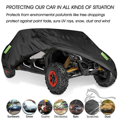 210D Waterproof Storage Cover, 4-Seat for Polaris RZR Pro XP & RZR Pro R
