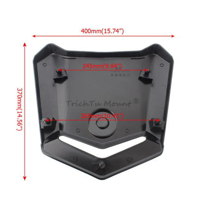 Front Turbo Hood Scoop Cover, Black for Can-Am Maverick X3 (2017–2023)