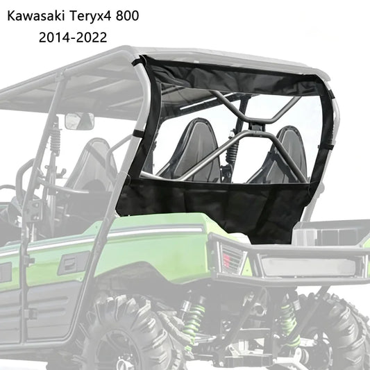 Soft Rear Windscreen Panel for Kawasaki Teryx4 (2014–2022)