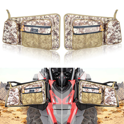 Rear Door Storage Bags with Knee Pads (Pair) for Polaris RZR 900, RZR XP 1000 & RZR XP Turbo