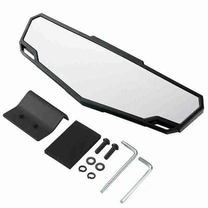 Premium Convex Center Rear View Mirror for Polaris Ranger 570, Ranger XP 900 & More