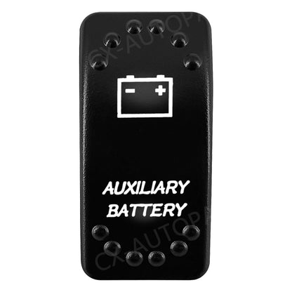 Waterproof Backlit Rocker Switch, 20A 12V for UTV & SXS