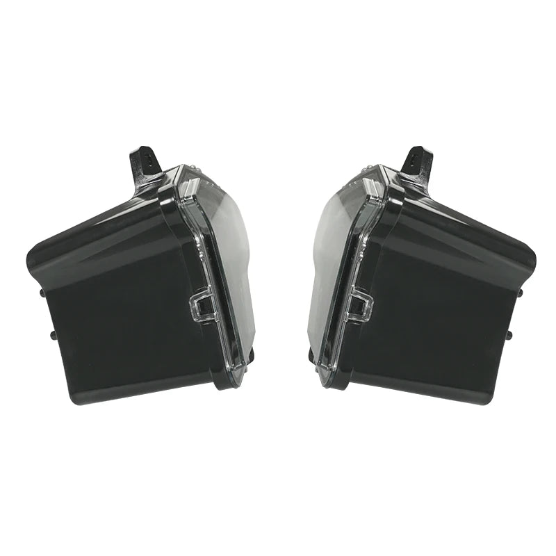 Black LED Headlights with White Accent and Amber Turn Signals for Polaris Xpedition (2024–2026)