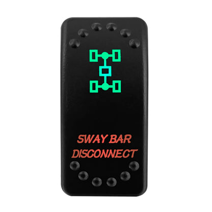 4x4/2x4 Rocker Switch, Red & Green LED for UTV & SXS