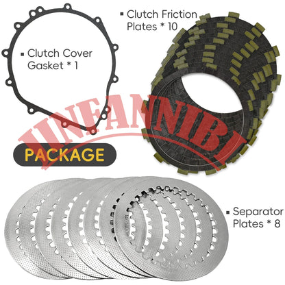 Clutch Friction and Steel Plate Kit for Yamaha YXZ1000R (2017–2023)