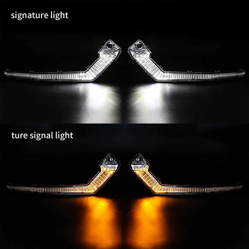 Front LED Signature Light Assembly with Flash Mode for Can-Am Maverick X3, Maverick Trail & Maverick Sport