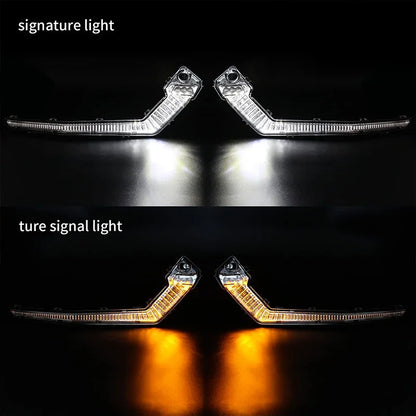 Front LED Signature Light Assembly with Flash Mode for Can-Am Maverick X3, Maverick Trail & Maverick Sport