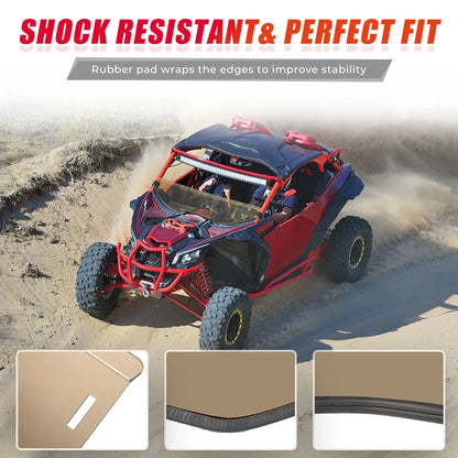 Front Half Windshield, 49.2-Inch Wide for Can-Am Maverick X3 (2017–2025)