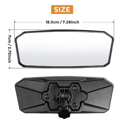 Convex Wide-Angle Center Mirror, Black for Can-Am Maverick X3, Maverick Sport & Maverick Trail