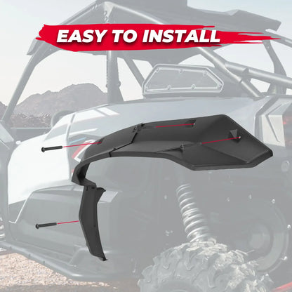 Wide Heavy-Duty Front and Rear Fender Flares for Kawasaki Teryx KRX 1000 (2020–2025)