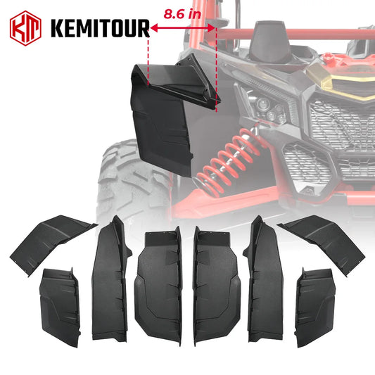 8.9-Inch Wider Super Extended Fender Flares for Can-Am Maverick X3 (2017–2026)