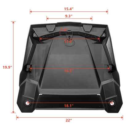 KEMIMOTO Hood Scoop Air Intake Kit for Polaris RZR XP 1000, RZR XP Turbo & RZR 900