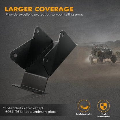 NICECNC Billet Aluminum Trailing Arm Guards for Polaris RZR XP 1000 (2014–2020)