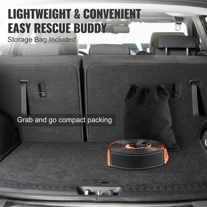 Off-Road Winch Recovery Kit with Tow Strap & D-Ring for UTV & SXS