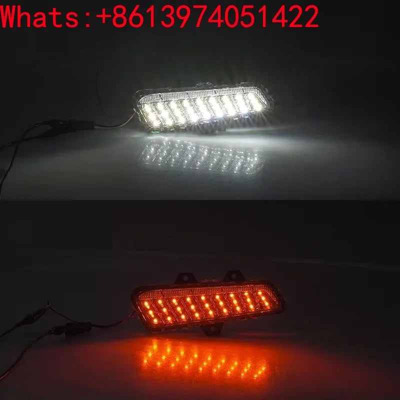 Front LED Bumper Accent Light with Turn Signal for Polaris Ranger XD 1500 (2024)