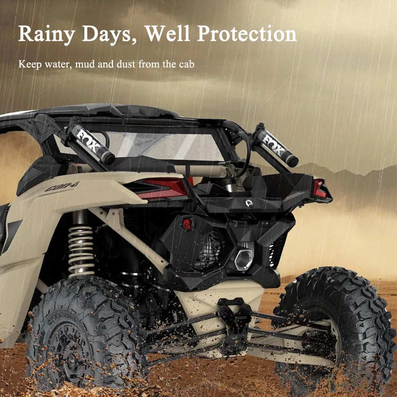 Soft Rear Dust Panel Back Window, Windproof for Can-Am Maverick X3 (2017–2026)