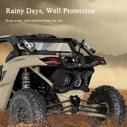Soft Rear Dust Panel Back Window, Windproof for Can-Am Maverick X3 (2017–2026)