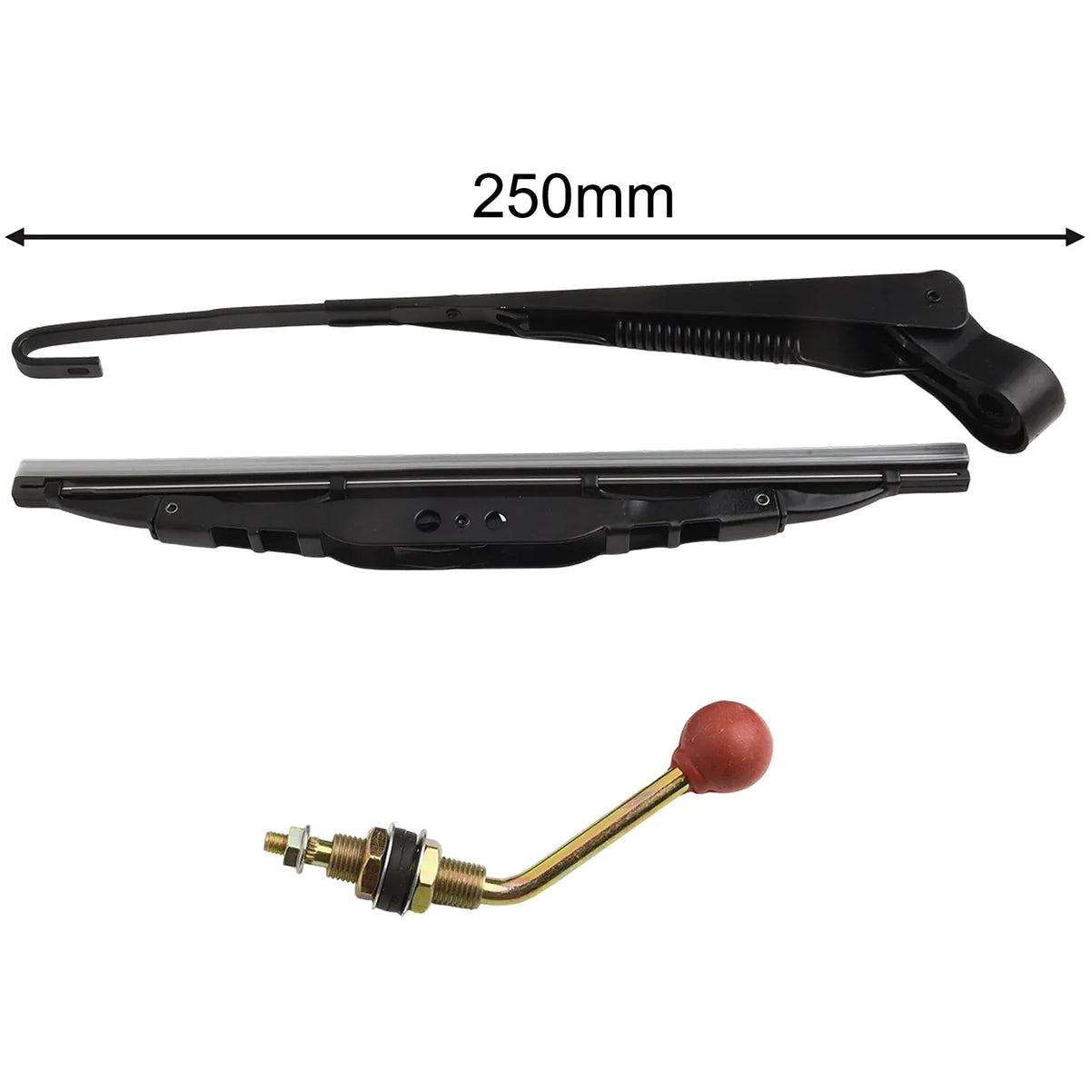 Windshield Wiper Kit for 1/2-Inch Hole Mount for UTV & SXS