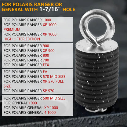 Cargo Tie-Down Anchors (6-Pack) for Polaris Ranger 570, Ranger XP 1000 & More