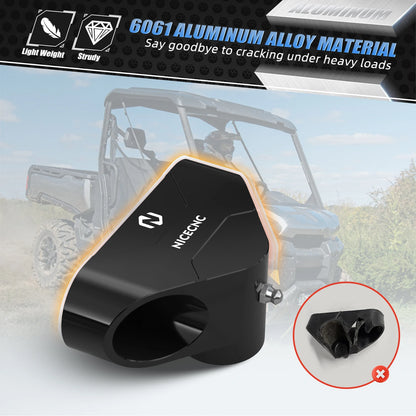 Aluminum Cargo Bed Hinge Pivot Supports (2-Pack) for Can-Am Defender (2016–2026)