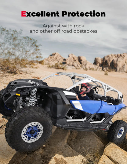 Metal Nerf Bars Rock Sliders, 4-Door for Can-Am Maverick X3 (2017–2026)