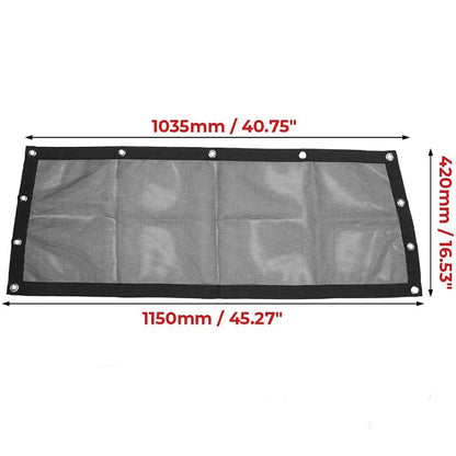 Soft Mesh Rear Window Net, 2-Seat for Polaris RZR 570, RZR 900 & More