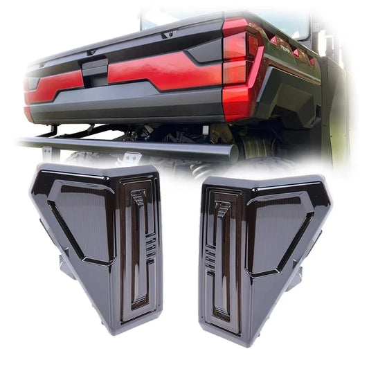 Smoked Black LED Tail Lights for Polaris Ranger XP 1000 (2018–2025)