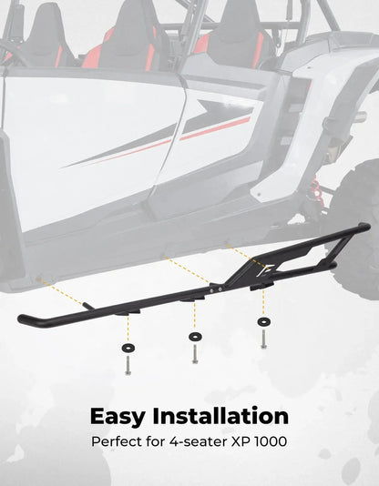 KEMIMOTO 1.5-Inch Steel Nerf Bars Rock Sliders for Polaris RZR XP 1000 (2024–2026)