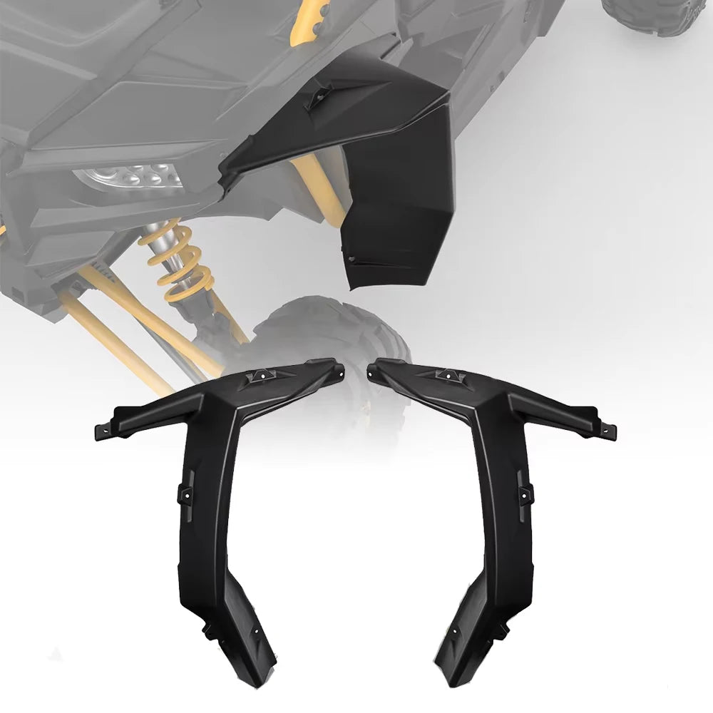 Full Coverage Fender Flares Mud Guard Set for Polaris RZR XP 1000, RZR Trail & More