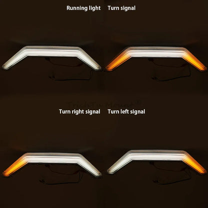 Front LED Accent Light with Turn Signal Center Grille for Polaris RZR Pro XP & RZR Turbo R