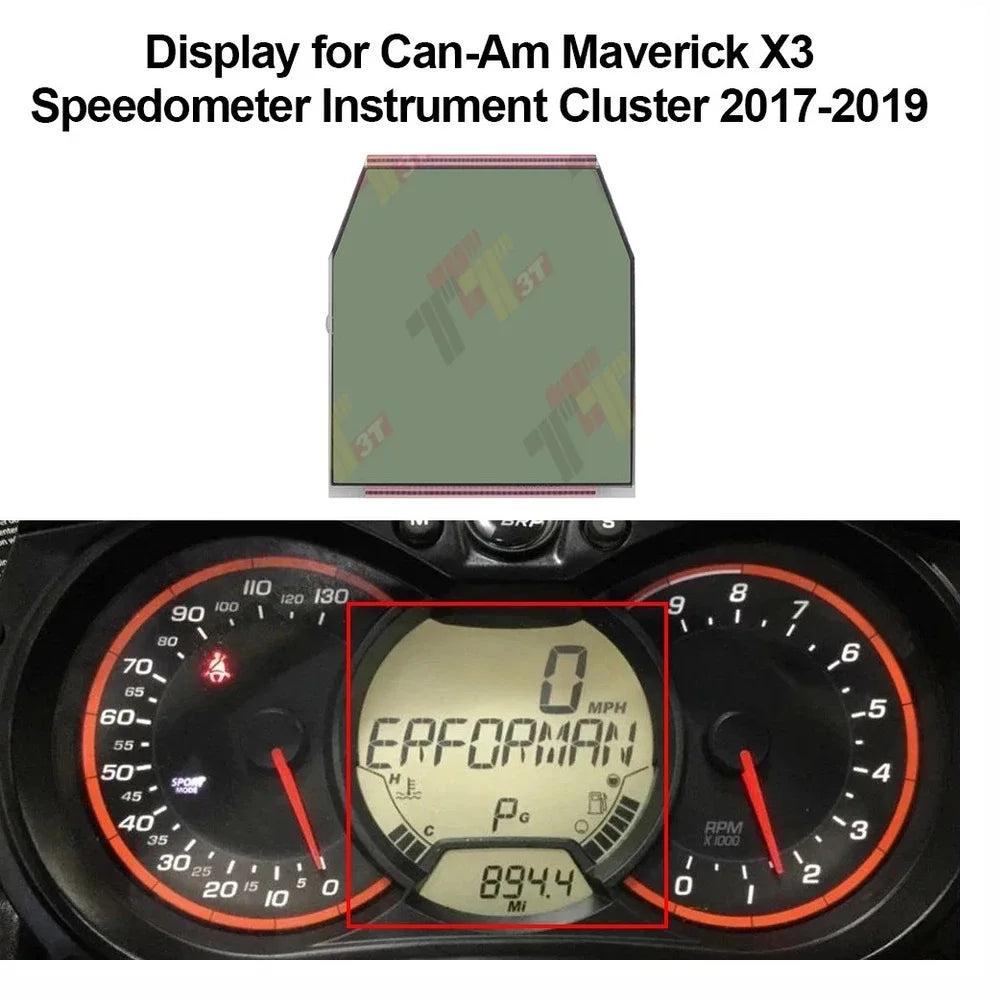 Digital Speedometer Instrument Cluster Display for Can-Am Maverick 1000R & Commander