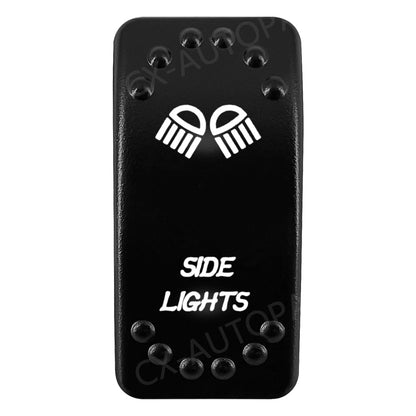 Waterproof Backlit Rocker Switch, 20A 12V for UTV & SXS