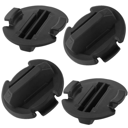 Twist-Lock Floor Drain Plugs (Set of 4) for Polaris RZR XP 1000, RZR 900 & More