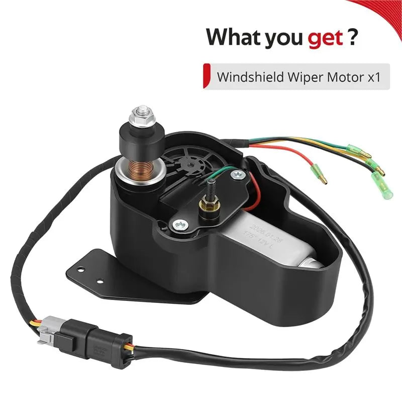 12V Windshield Wiper Motor Replacement for Polaris Ranger XP 1000 & Ranger 1000
